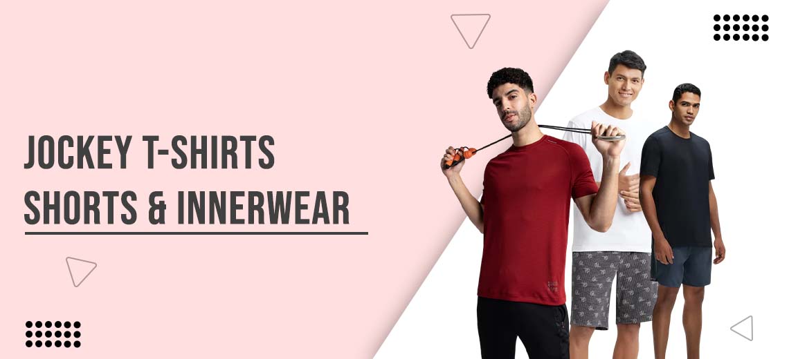 jockey T shirt, shorts, inner wear all the product