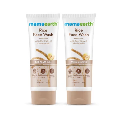 mamearth rice facewash