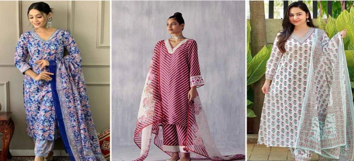 Benefits of wearing cotton ethnic sets